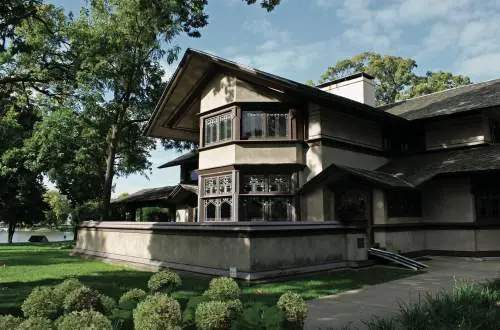 The exterior of a house