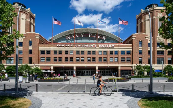 Outside of the Chicago Children's Museum