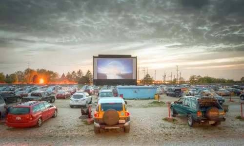 Drive in theater in mchenry