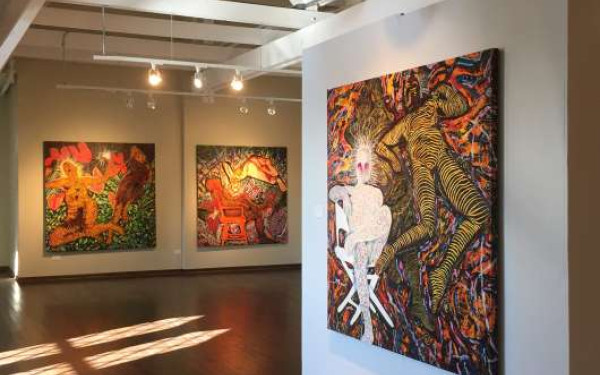 A gallery exhibition at the National Museum of Puerto Rican Arts and Culture