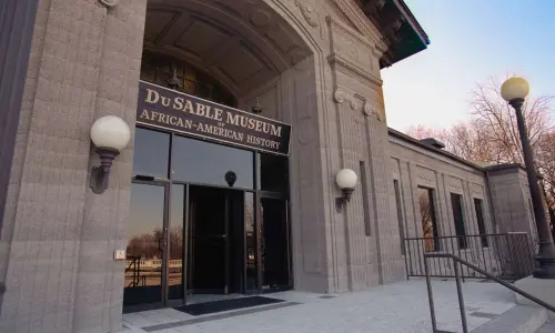The exterior of the DuSable Museum of African-American History