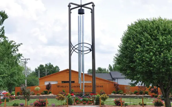 Worlds largest wind chime