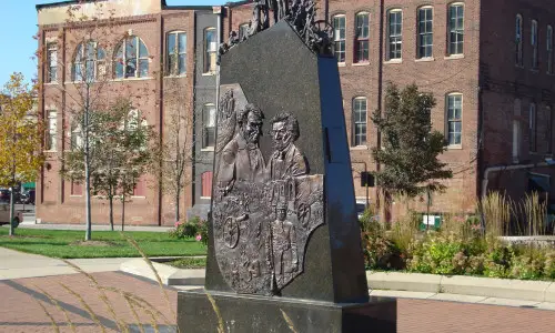 African American Statue at preston jackson park