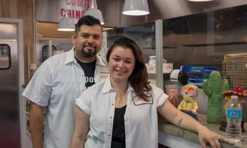 Owners of Cafe Tola. 