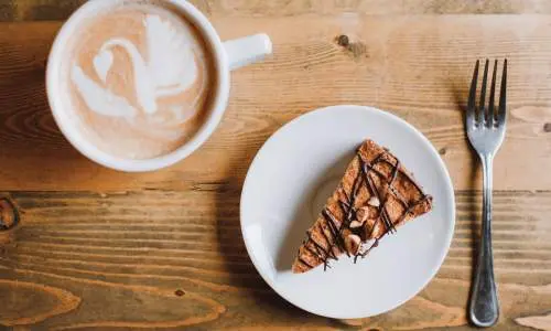 Coffee and slice
