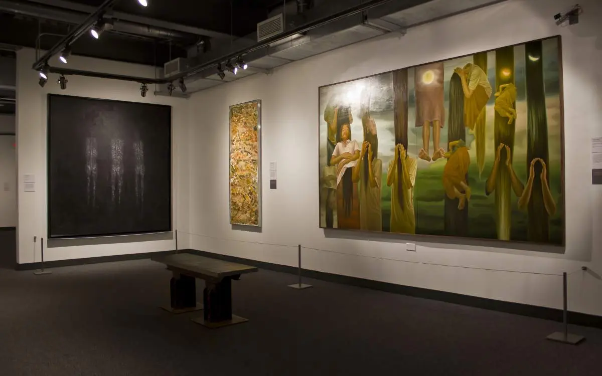 Paintings at the Holocaust Museum and Education Centre.