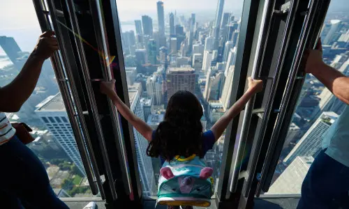 The view of the city 