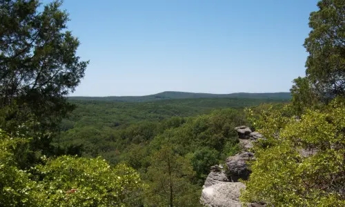 View from the garden of the gods