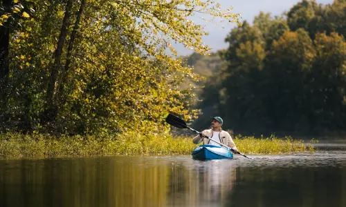 Devils Kitchen Lake Kayaking