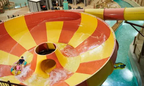 Waterpark slide