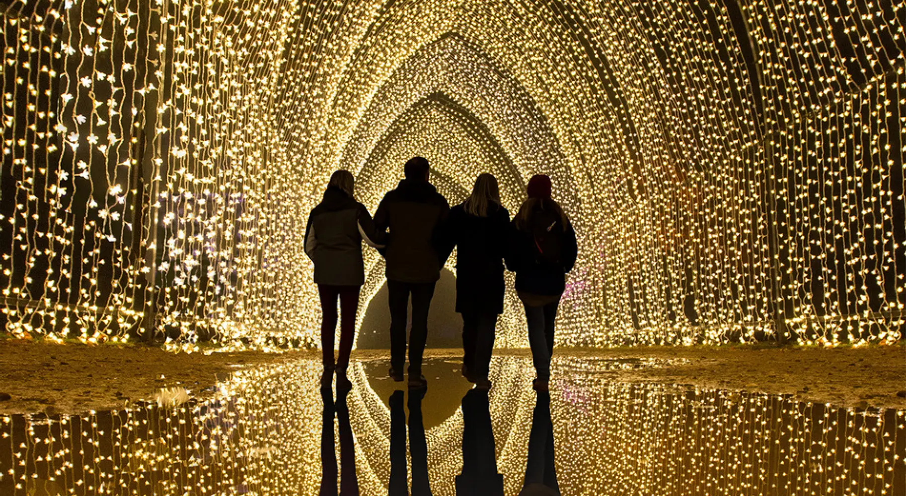 A cathedral of light pathway