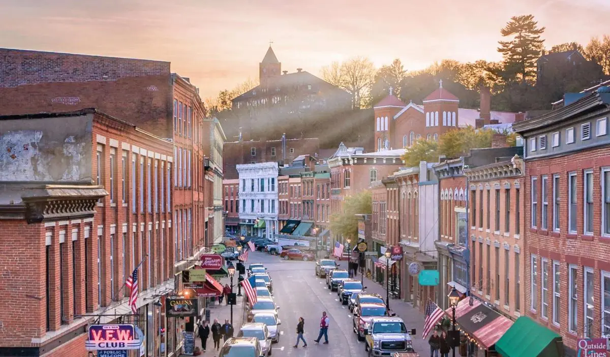 A street in the city