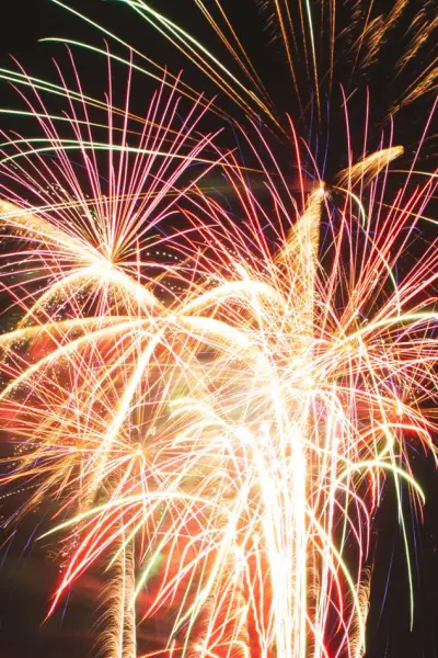 Holiday Fire in the Sky