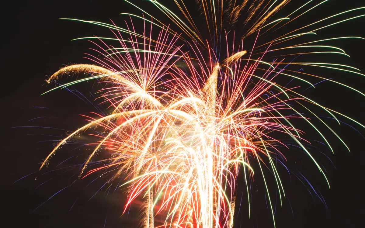 Holiday Fire in the Sky