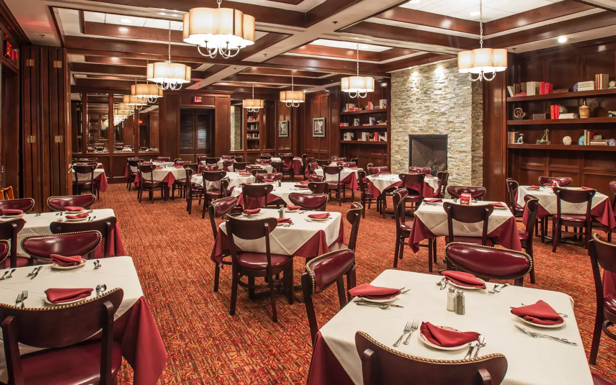 Inside of a restaurant