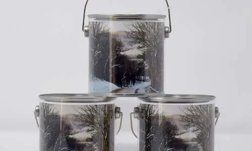 River Bend Gallery Painted Cans