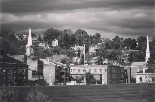 Landscape view of houses