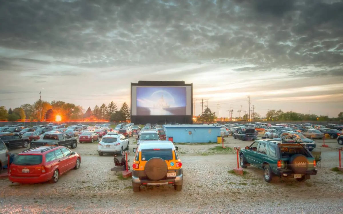 Drive in theater in mchenry