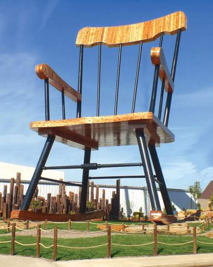 World's largest rocking chair
