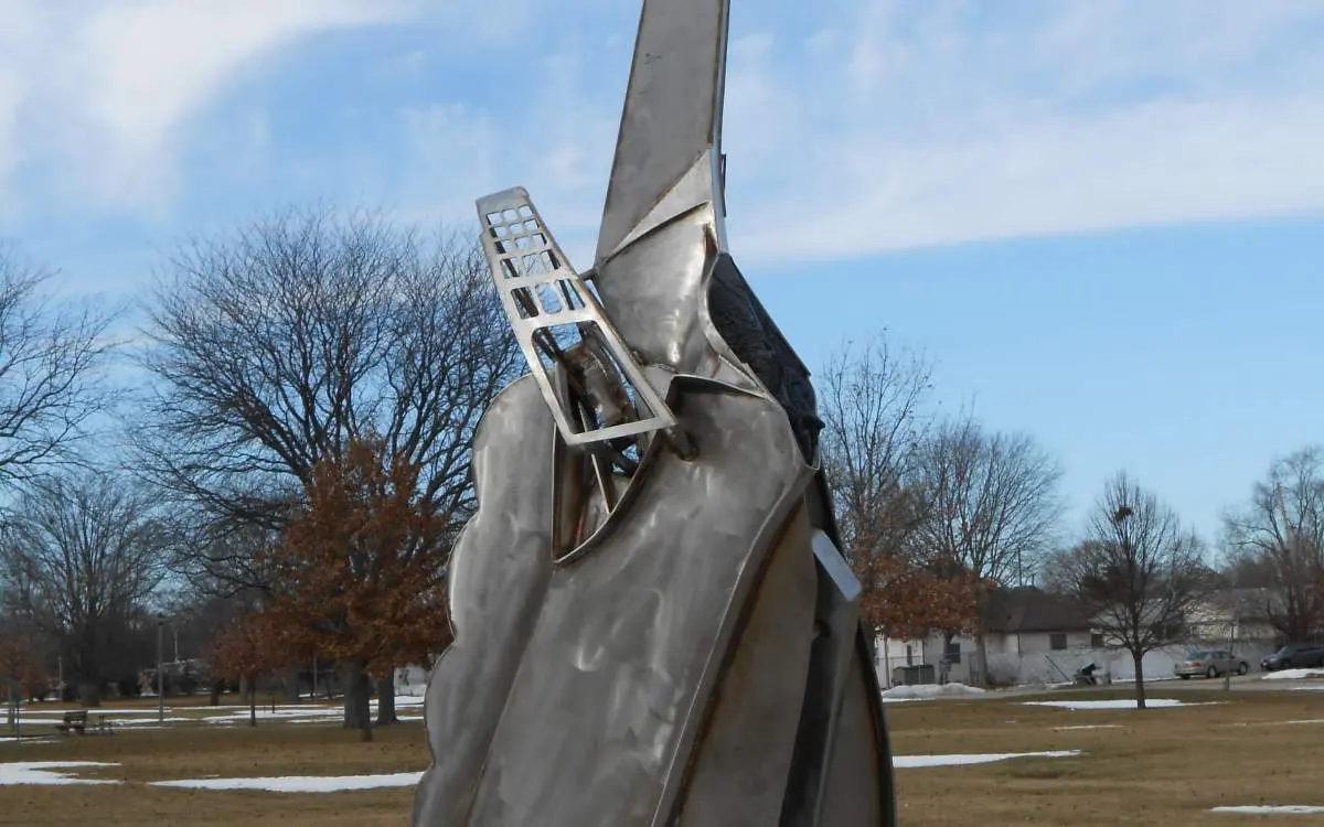 Preston Jackson's MLK Sculpture in King Park, Champaign