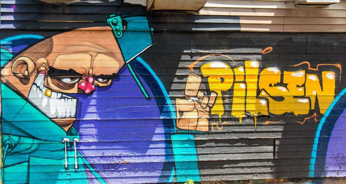 Street Mural in Pilsen Chicago