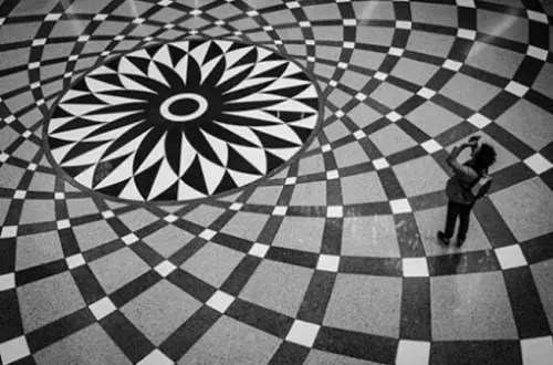 pattern on the ground
