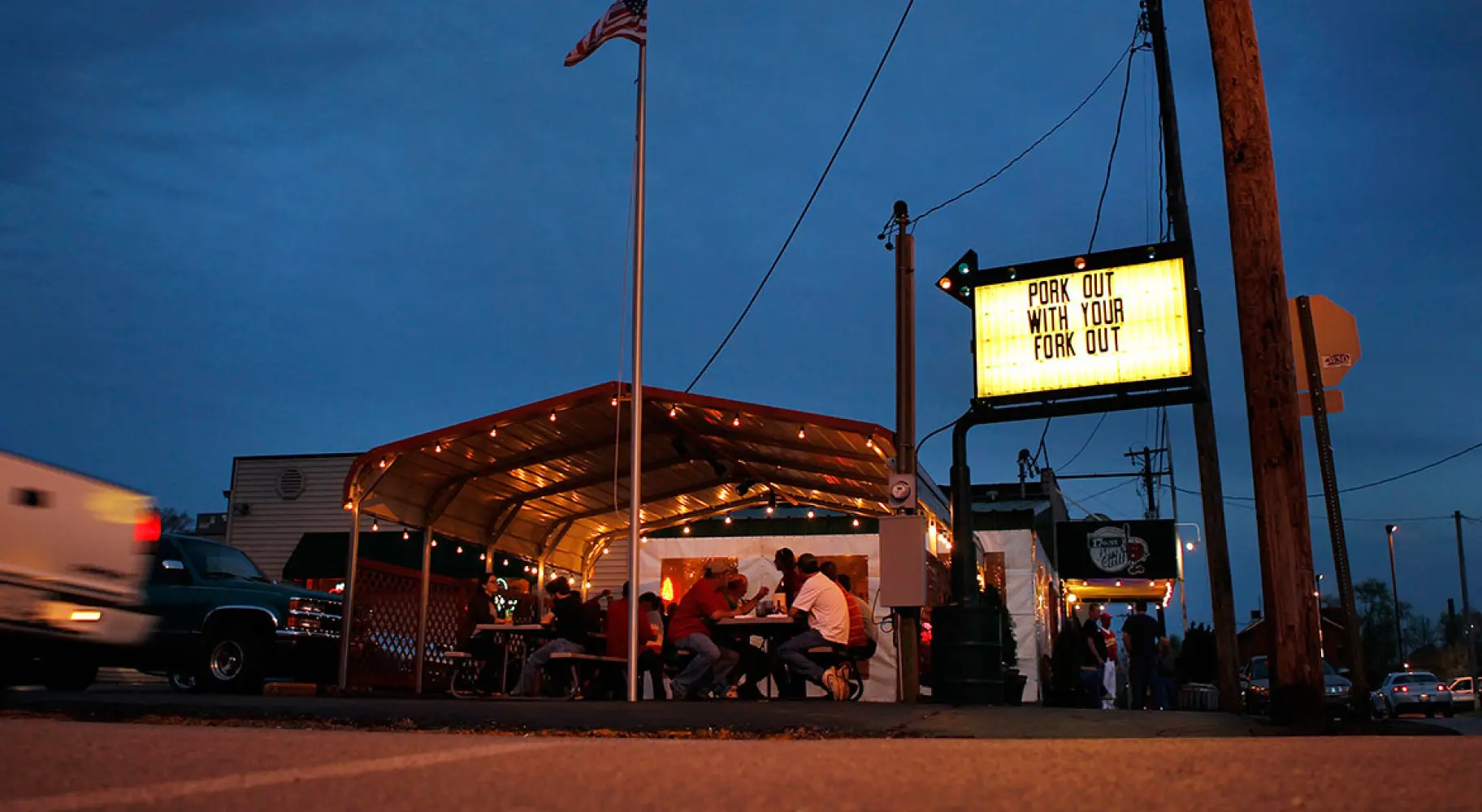 A bar restaurant