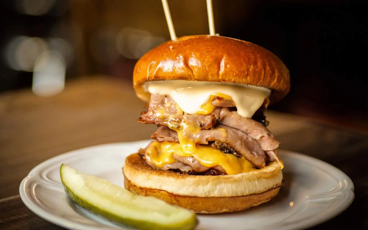 A burger