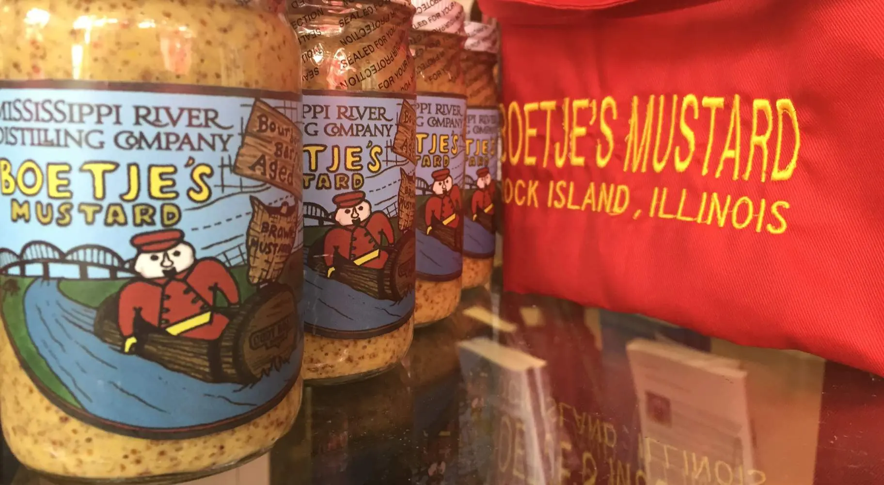 Boetjes Bourbon Mustard with Apron