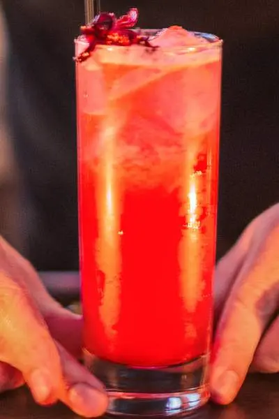 A drink