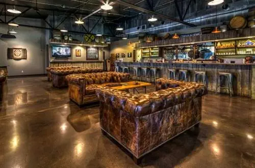 Interior of a restaurant