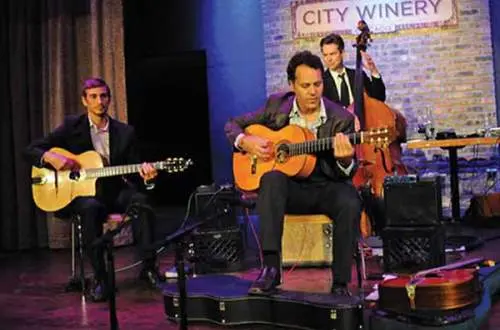 A band playing music
