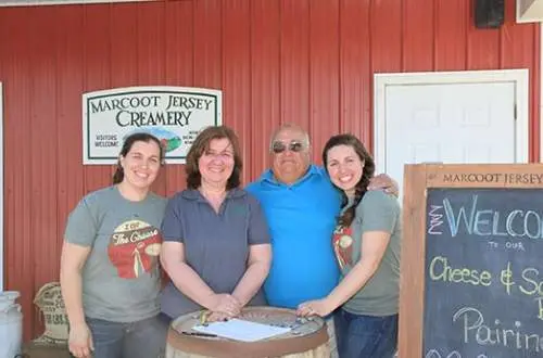The Marcoot family at their seventh-generation, family-owned Jersey dairy farm in Illinois.