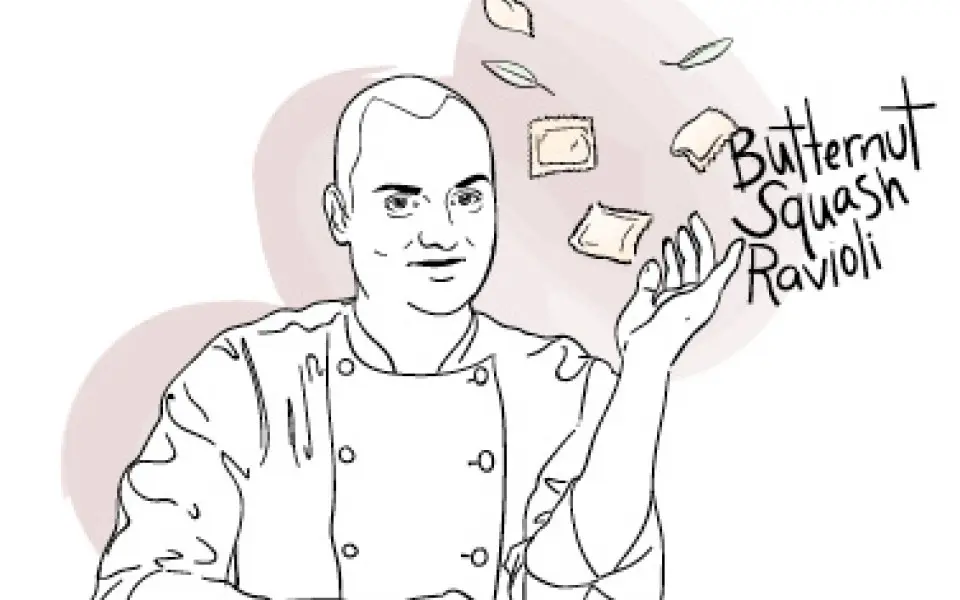 Drawing of chef