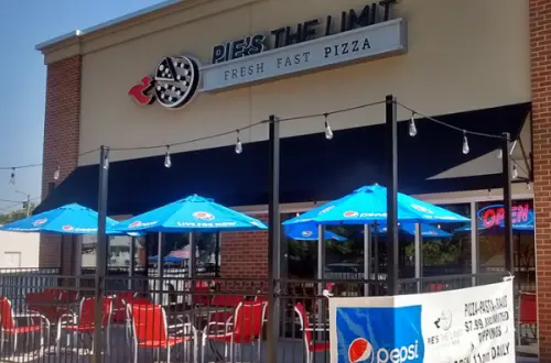 Exterior of a restaurant