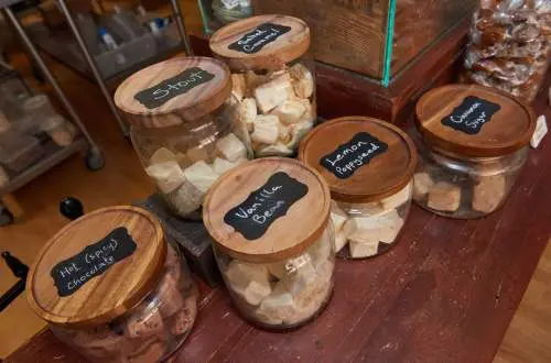 Jars of sweets