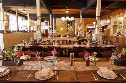 The inside of a restaurant