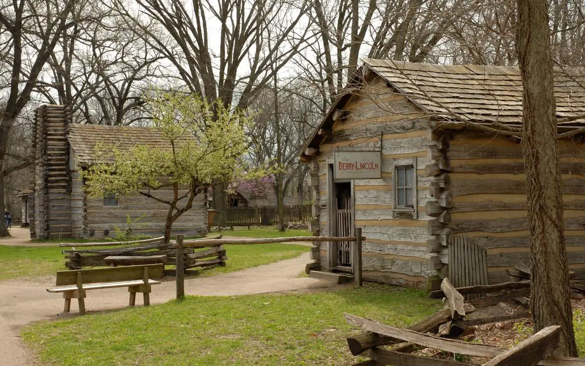 Berry Lincoln general store Lincoln's New Salem State Historic Site