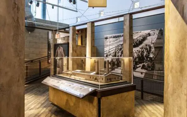 Holocaust Museum camp model