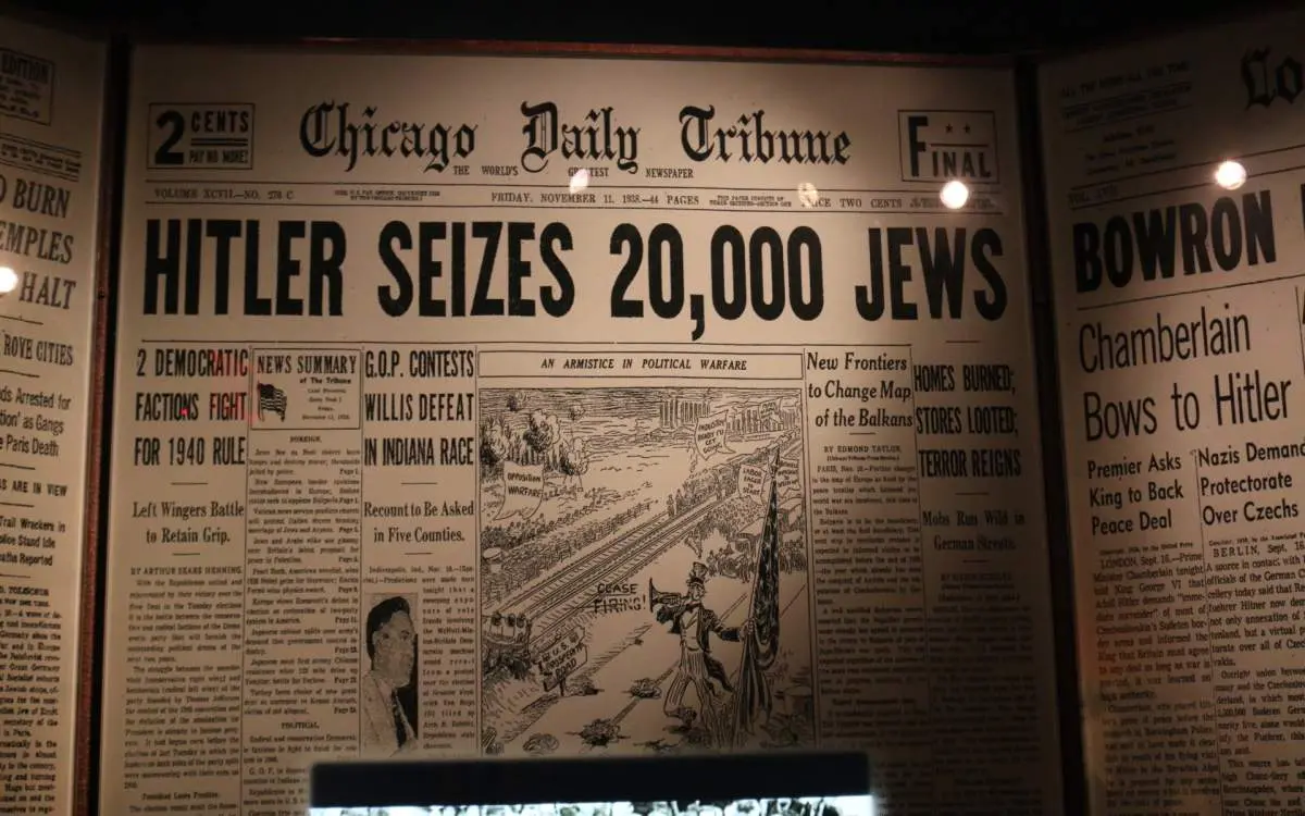 News paper article on Hitler