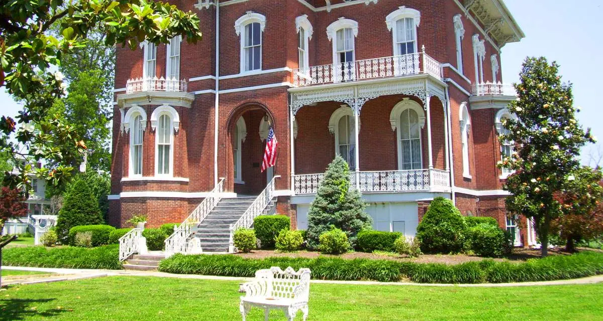 The exterior of a building
