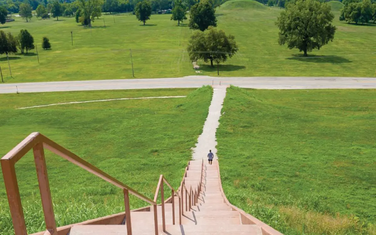 Cahokia Mounds Steps