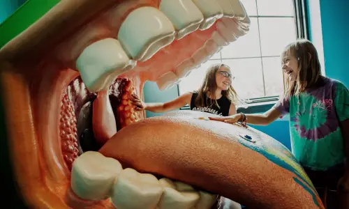 Giant Mouth at the Kidzeum Museum