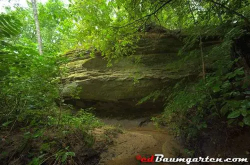 A cave rock