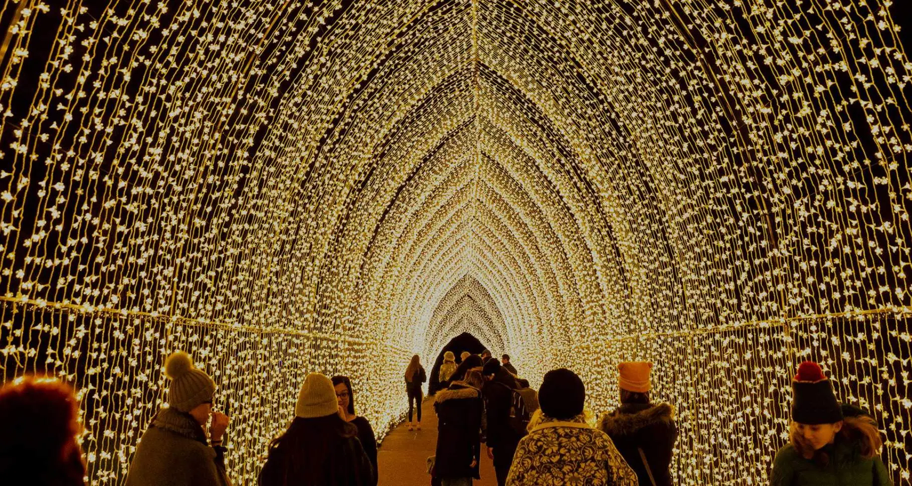 A tunnel of lights