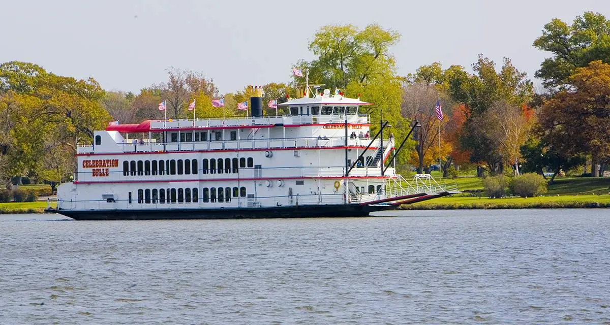 Cruise boat on the river