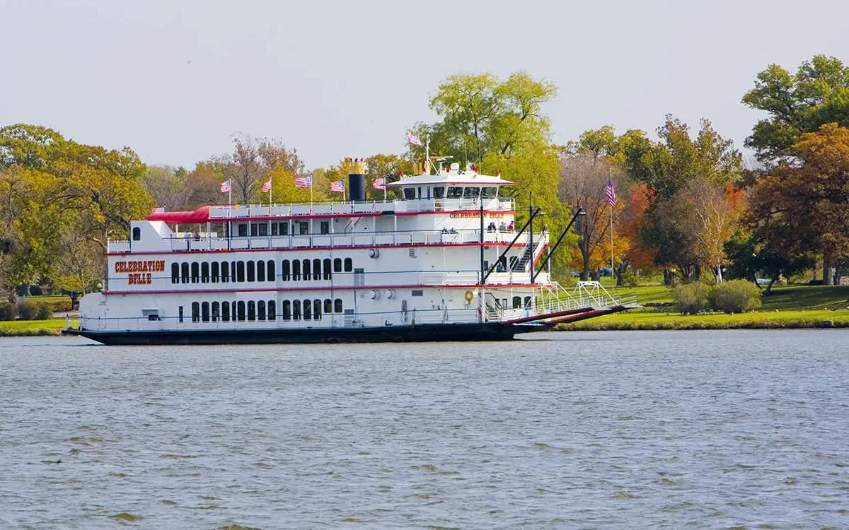 Cruise boat on the river