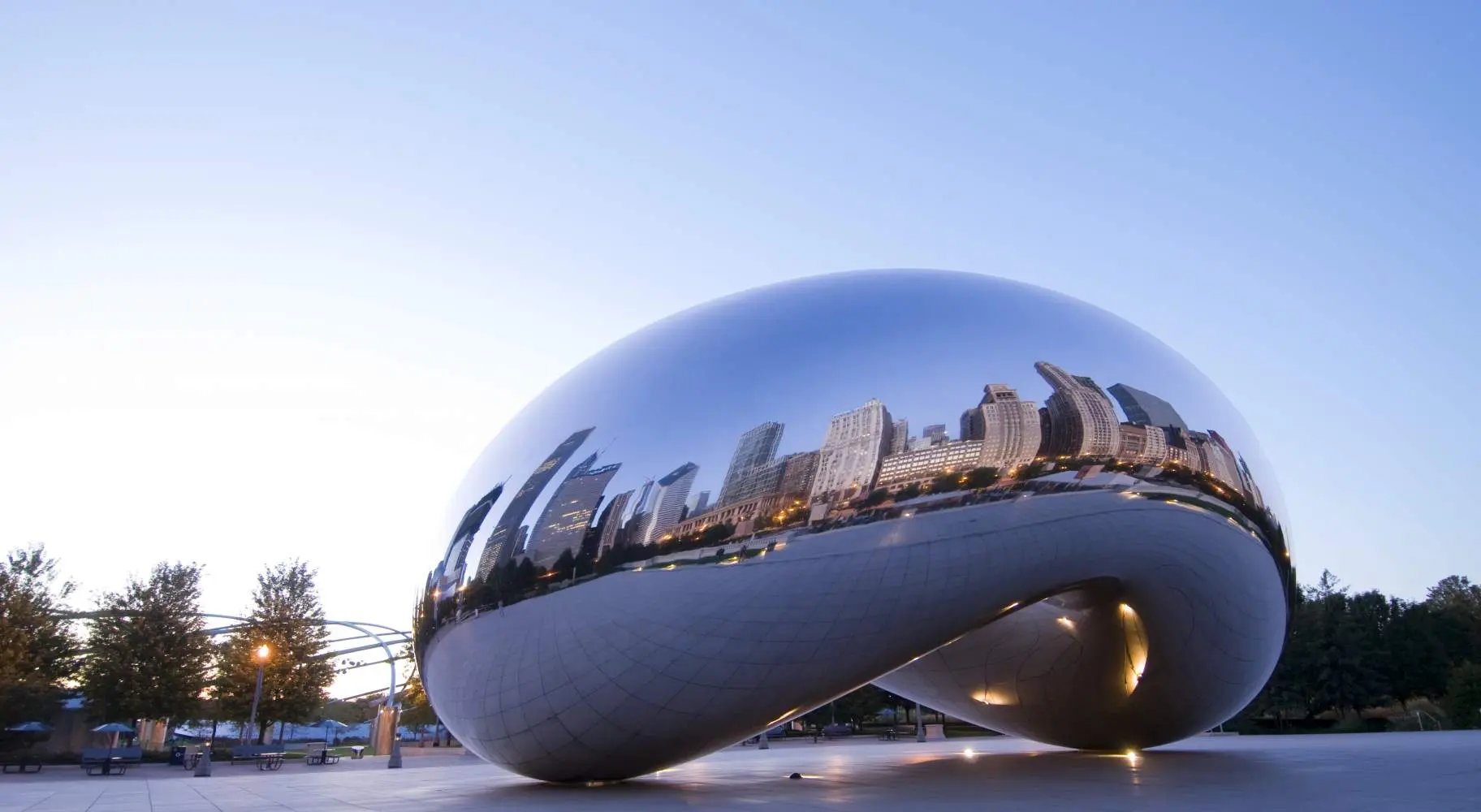 Photo of the famous bean of Chicago.