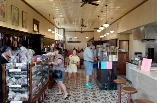 Interior of shop