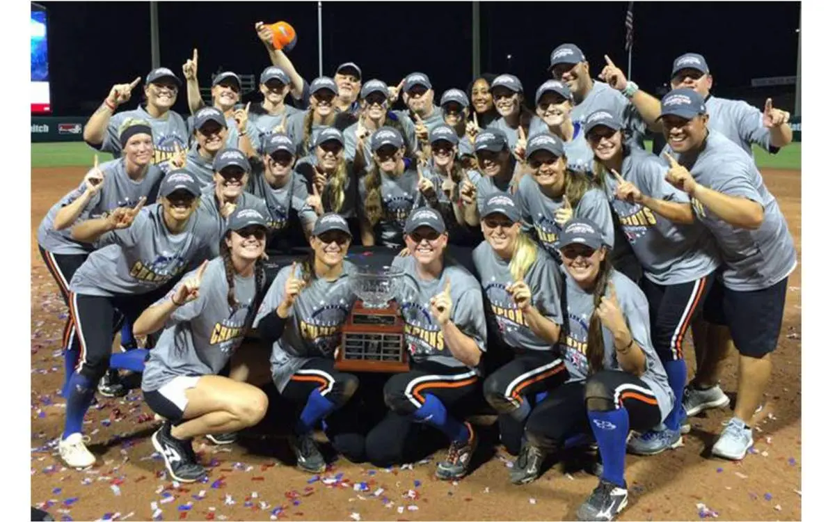 The chicago bandits celebrate winning a trophy
